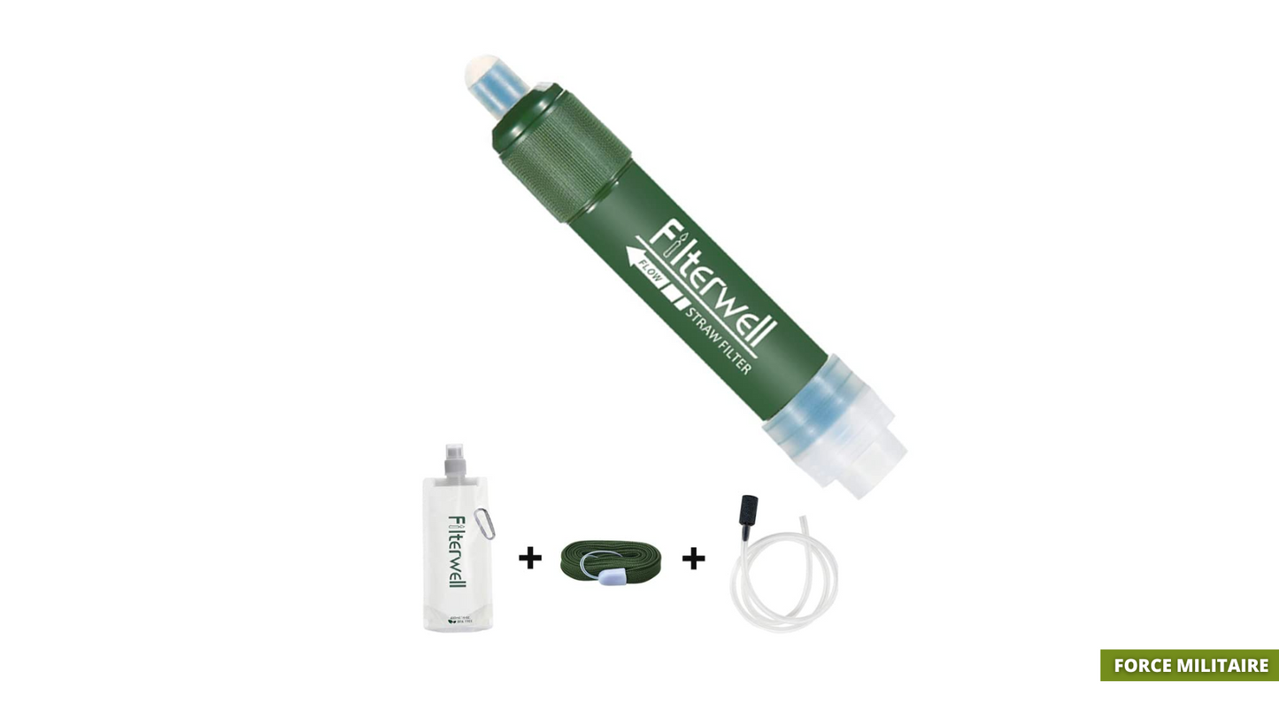 Filtre à eau de survie