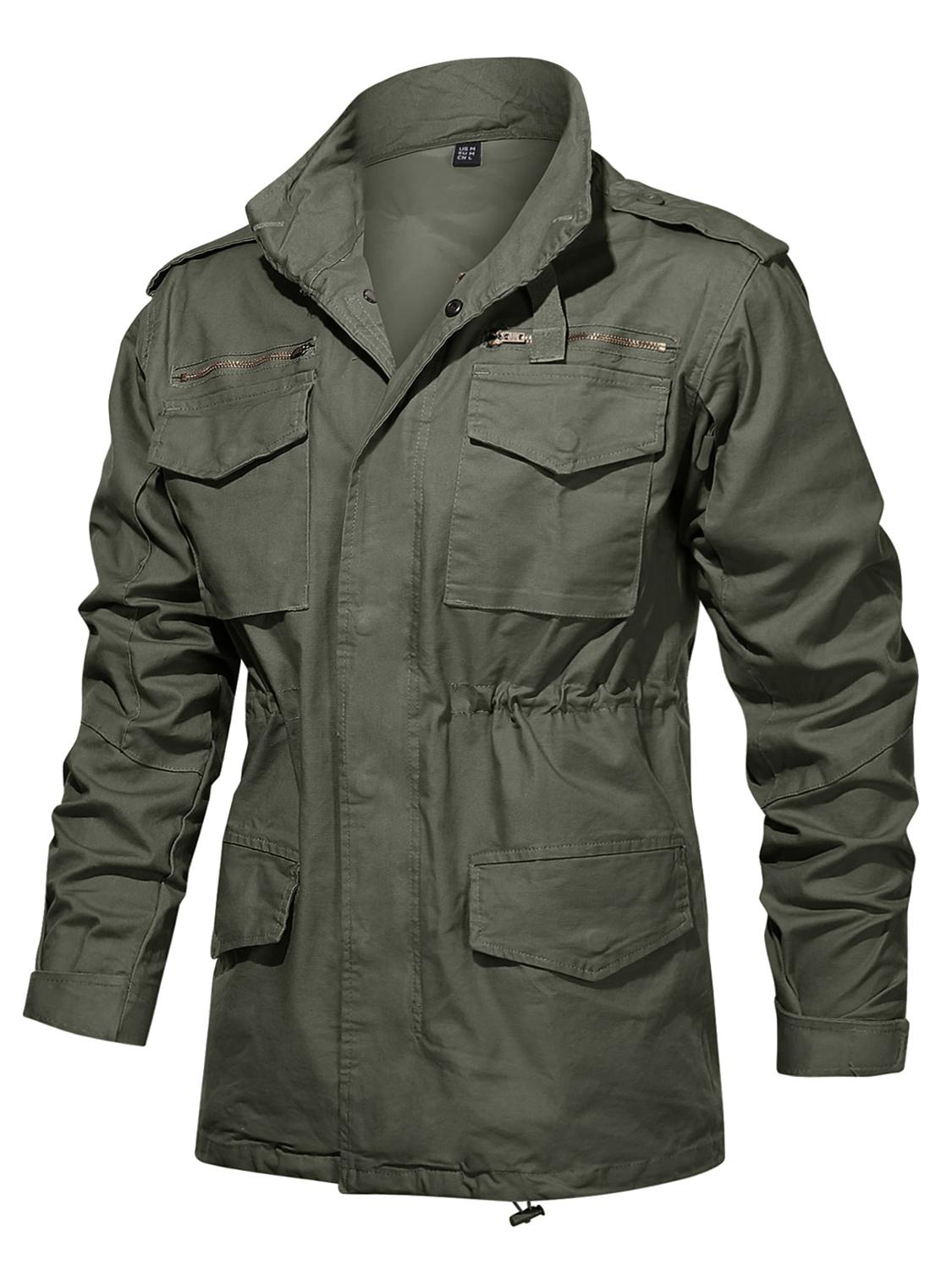 Veste Militaire à Capuche