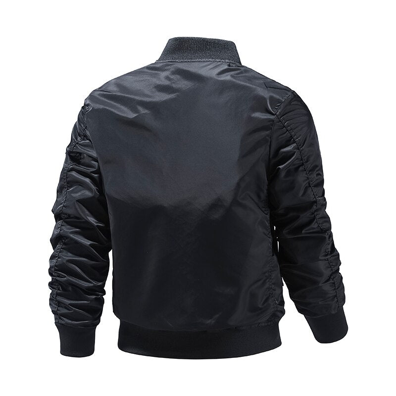 Bombers Noir militaire style veste
