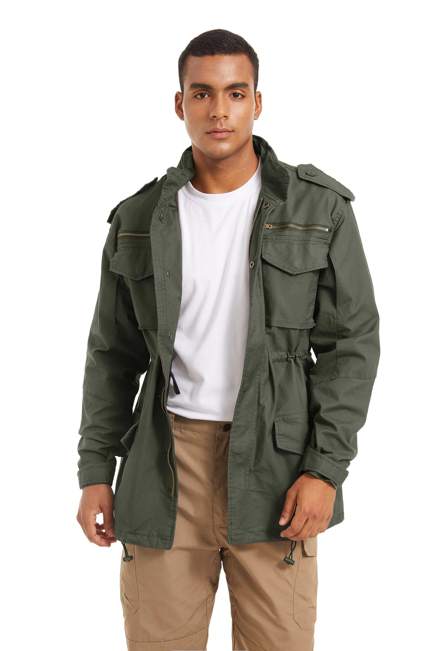 Veste Militaire à Capuche