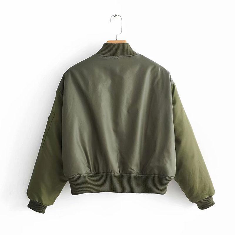 Bomber kaki court