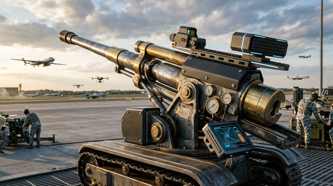 Canon anti-drone : une arme vintage réinventée pour le futur