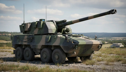 RCH 155 : le nouvel artillerie allemande avec une portée de 54 km