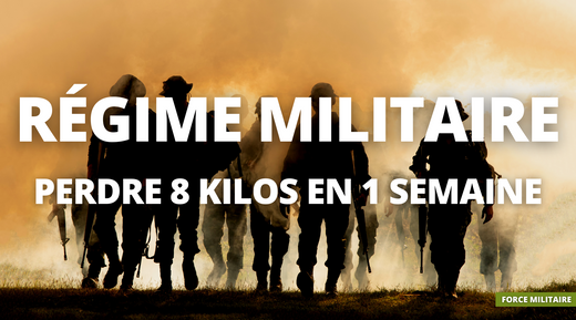 Régime militaire : perdre 8 kilos en 1 semaine