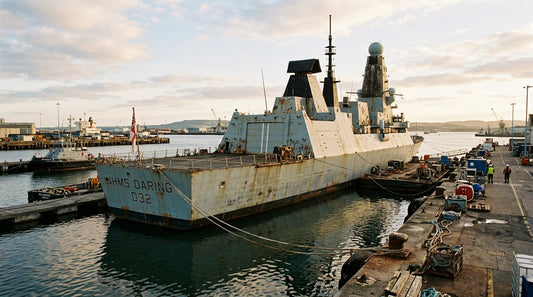 HMS Daring D32 : le destroyer britannique à quai depuis trop longtemps