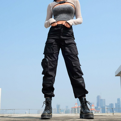 Pantalon Cargo Militaire Femme