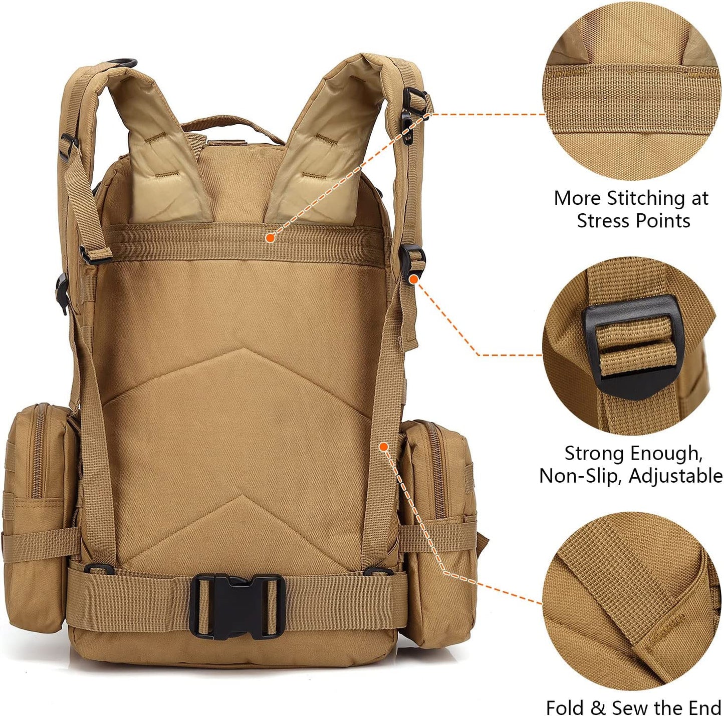 Sac à Dos Tactique Militaire 55L