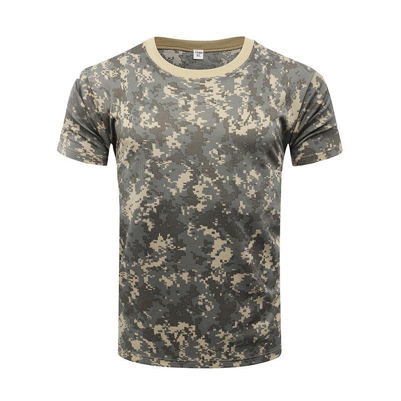 Tee shirt Camouflage Homme Force Militaire