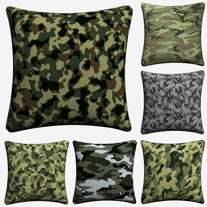 Housse de Coussin Militaire