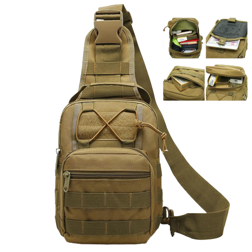 Sac à Bandoulière Militaire avec Attaches Molle