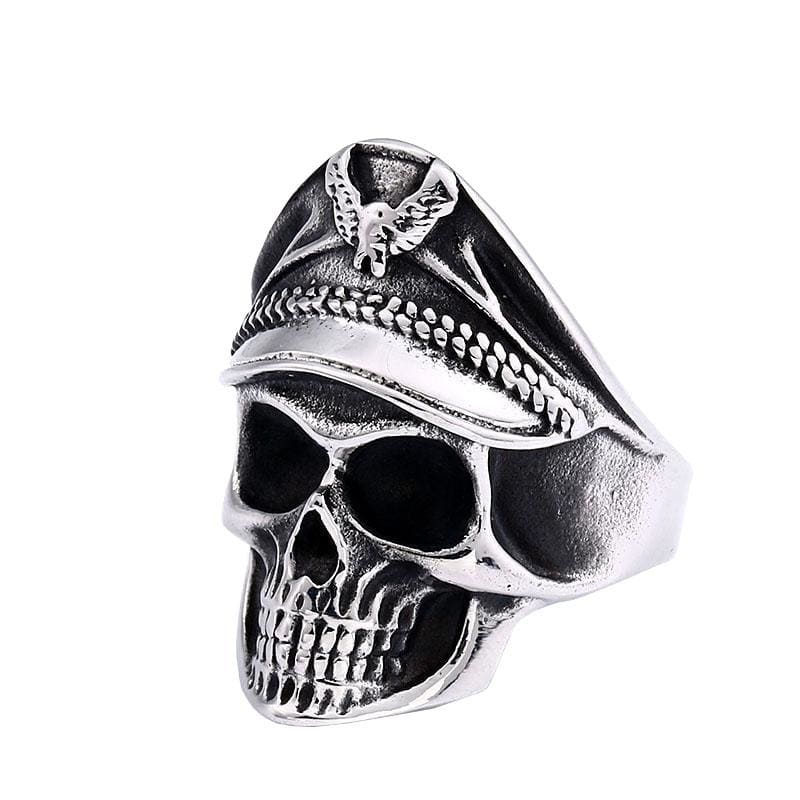 BAGUE MILITAIRE - CRANE SERGENT CHEF (ARGENT)