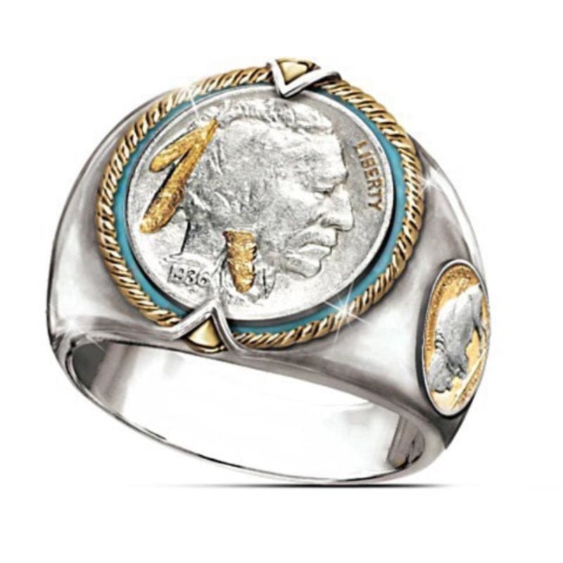 BAGUE MILITAIRE - EMPEREUR (ARGENT)