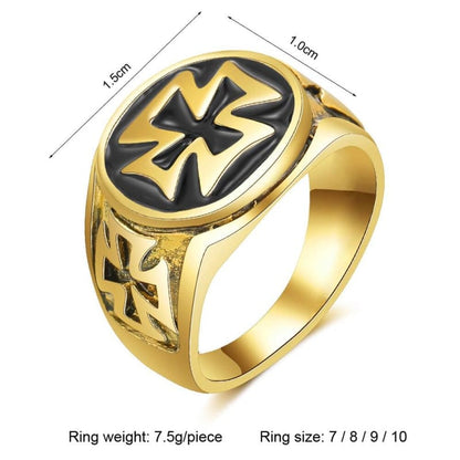 BAGUE MILITAIRE - LÉGIONNAIRE (OR)