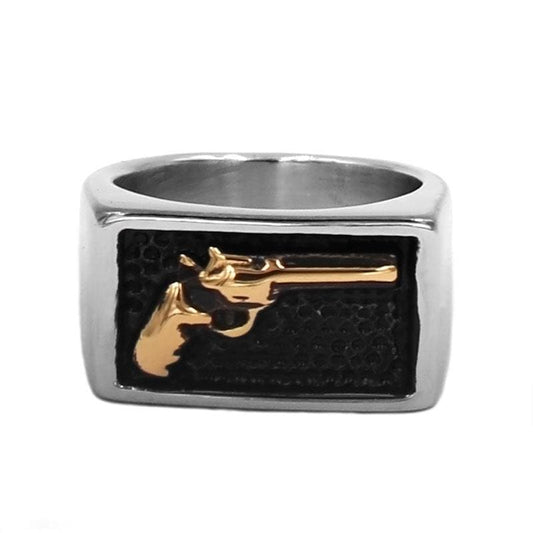 BAGUE MILITAIRE - MAGNUM (ARGENT)