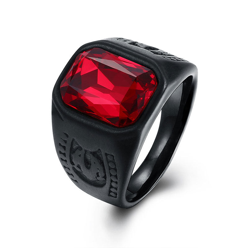 Bague militaire rouge