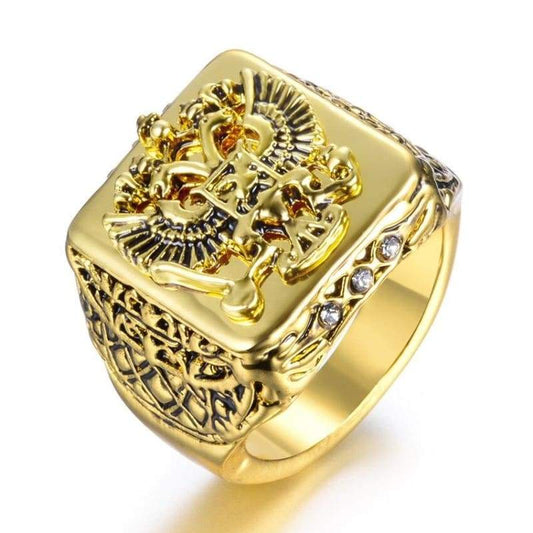 BAGUE MILITAIRE - ROYAUTÉ (OR)