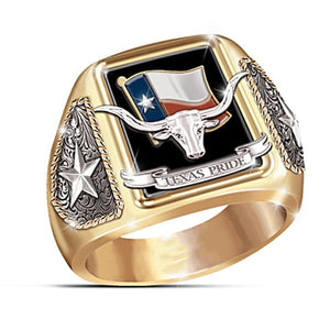 BAGUE MILITAIRE - TEXAS (OR)