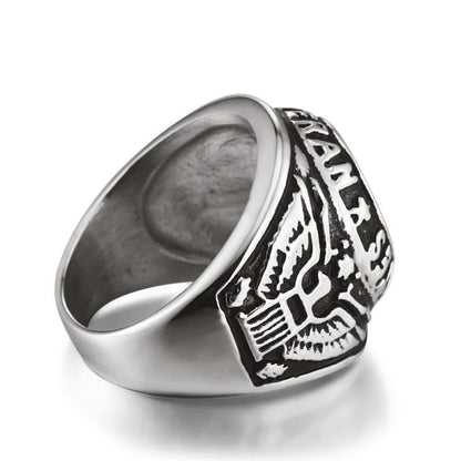 BAGUE MILITAIRE - VÉTÉRAN (ARGENT)