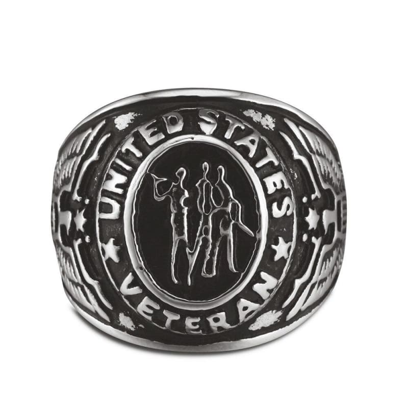 BAGUE MILITAIRE - VÉTÉRAN (ARGENT)