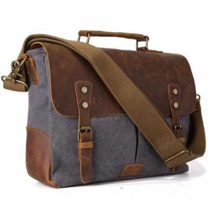 Sacoche en cuir vintage