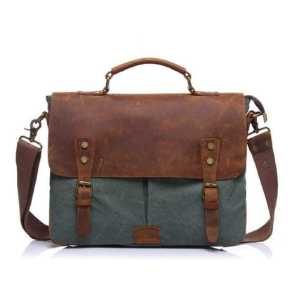 SAC MILITAIRE VINTAGE SOLIDE