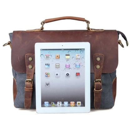 Sacoche en cuir vintage