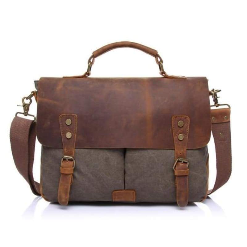 SAC MILITAIRE VINTAGE SOLIDE