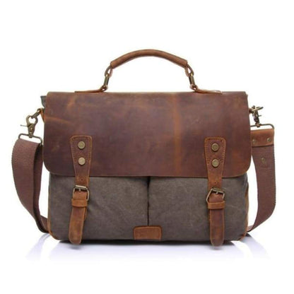 SAC MILITAIRE VINTAGE SOLIDE