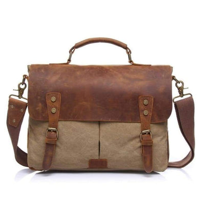 SAC MILITAIRE VINTAGE SOLIDE
