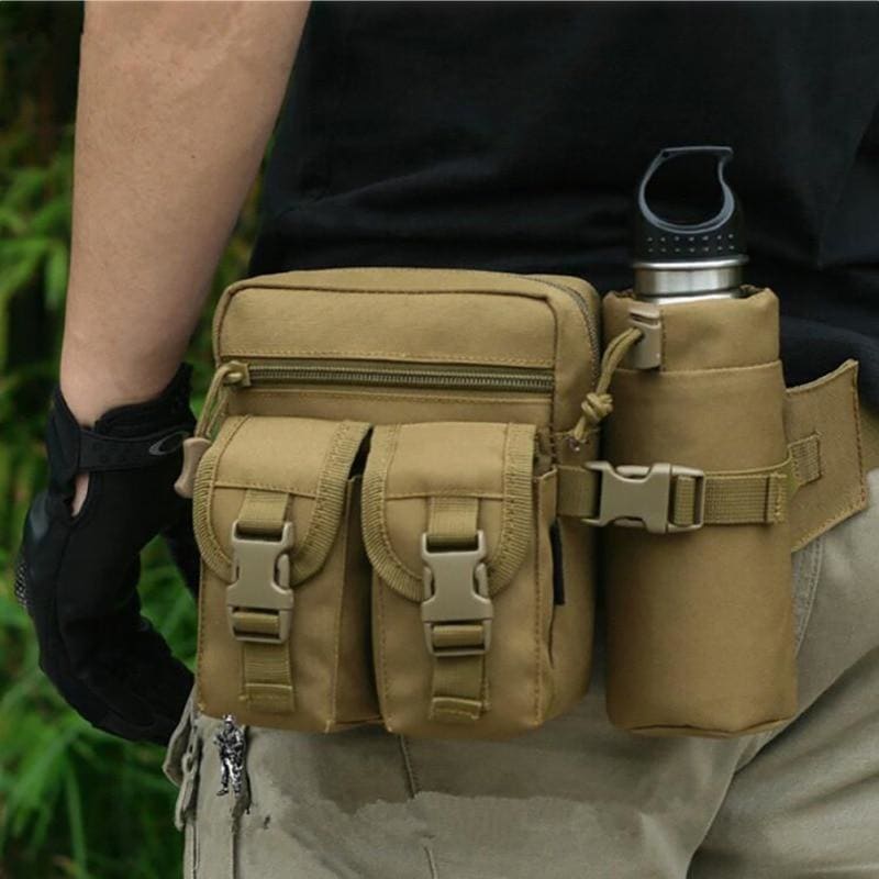 Taeku Sac Banane Tactique, Multifonction Molle Sac Taille Militaire Sac à Dos Utilitaire avec Sangle Ajustable pour Randonnée Camping Trekking Cyclisme (Kaki Taeku Sac Banane Tactique, Multifonction Molle Sac Taille Militaire Sac à Dos Utilitaire avec Sangle Ajustable pour Randonnée Camping Trekking Cyclisme (Kaki