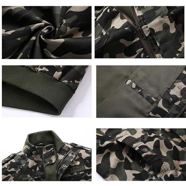 Manteau Militaire Pour Homme Express - Taille M, Coton, Vert, Style Armée - Occasion En Très Bon état