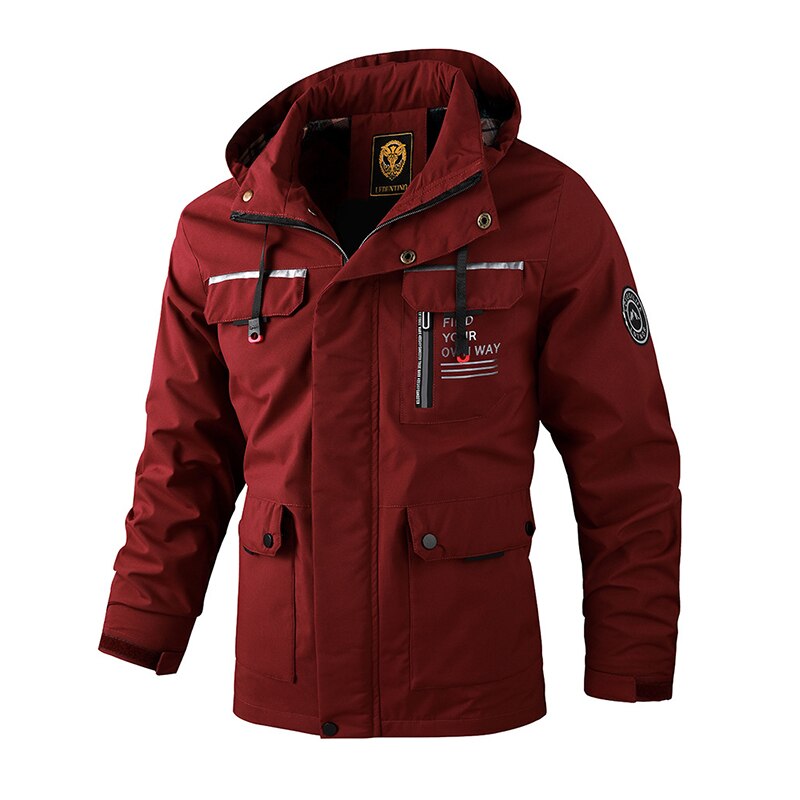 Veste Style Bombardier Vintage XL En Nylon Brodée - Message "It's Coming Your Way", Style Militaire