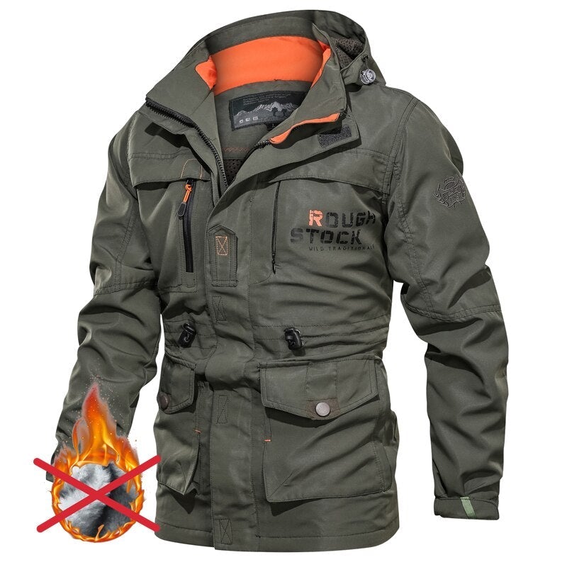 Veste jean militaire homme