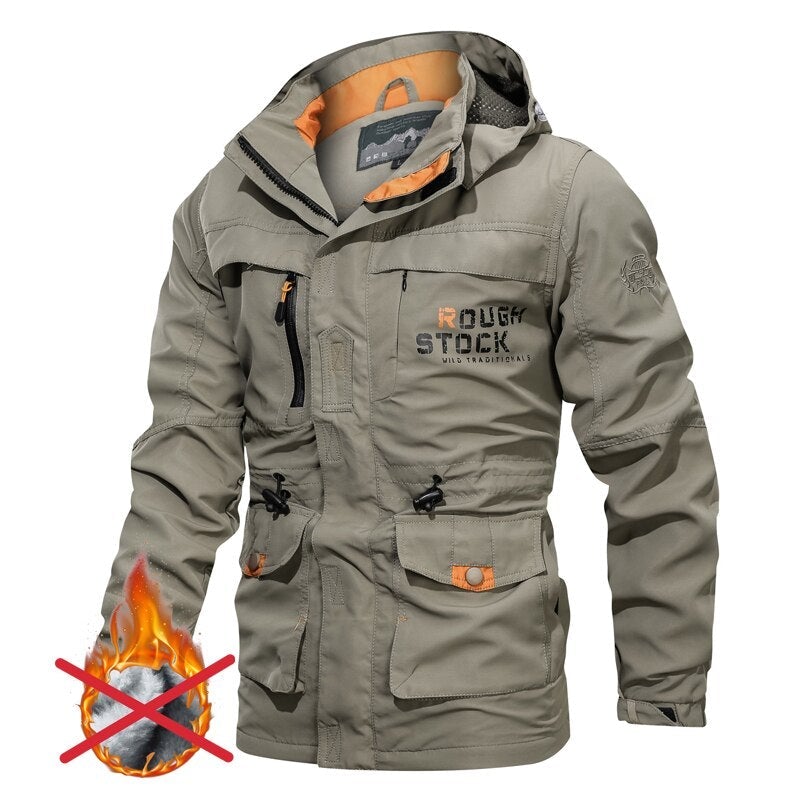 Veste jean militaire homme